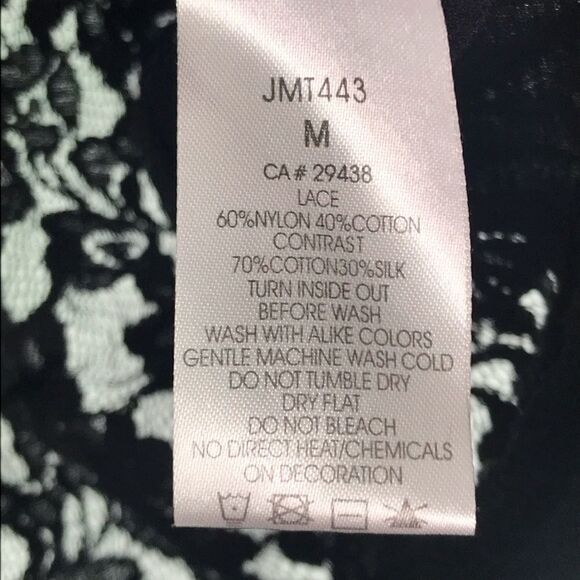 Miss Me Black Top Size M - Picture 4 of 4